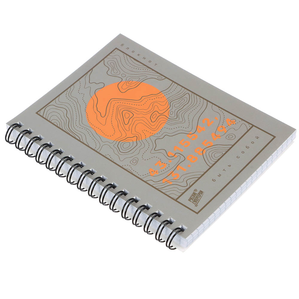 Блокнот Русские Супергерои, 105х140 мм, 80л, клетка, мягкий переплет, спираль, в ассортим. - #4