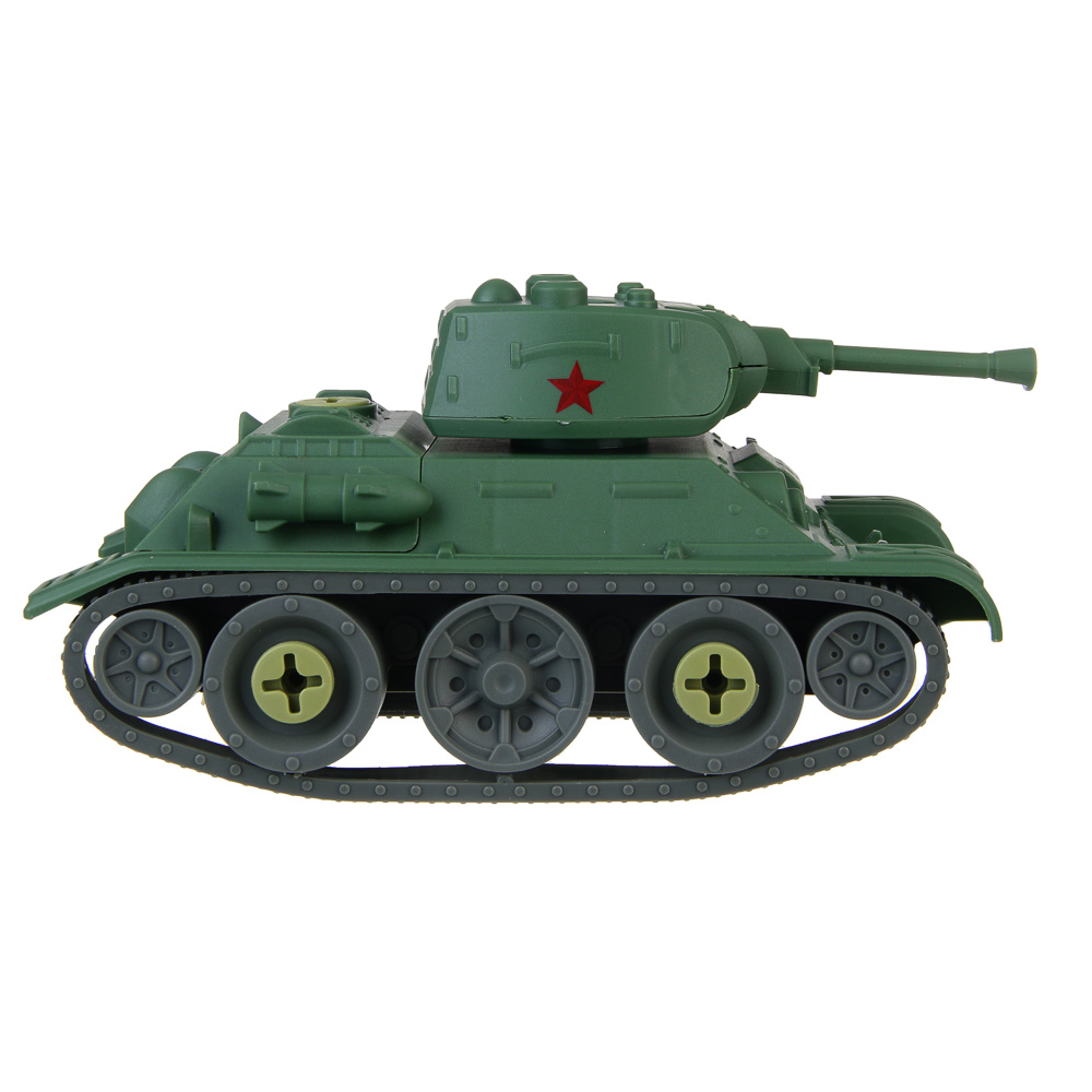 BY Русские Супергерои  УВЗ Танк-конструктор Т-34, отвертка, 11x13x20 см., PP - #5