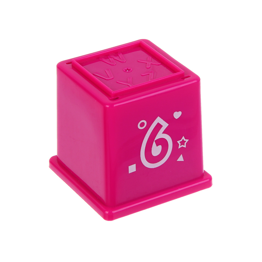 ИГРОЛЕНД Развивающая игрушка "Стаканчики", PP, 6,3х6,3х6,8см - #7