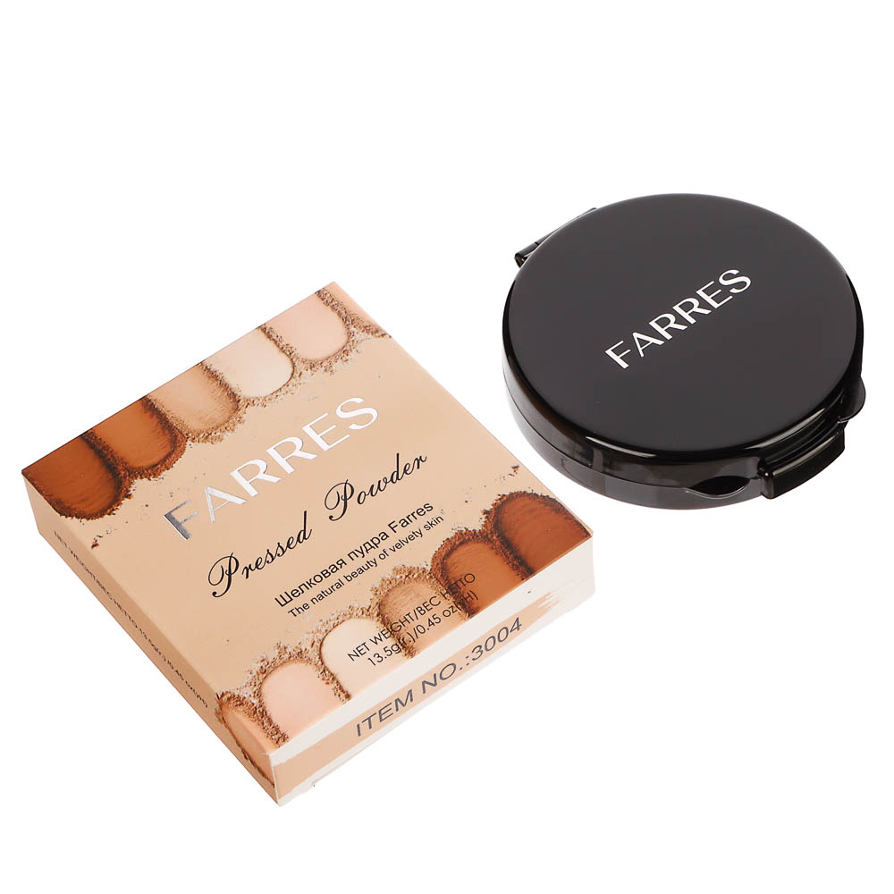 Пудра для лица, шелковая, тм Farres, 13,5 г - #6