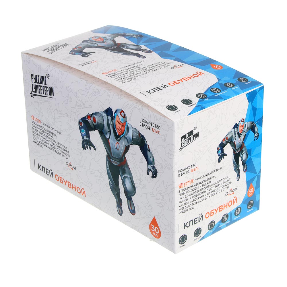 ЕРМАК Клей обувной 30мл туба в шоу боксе - #5