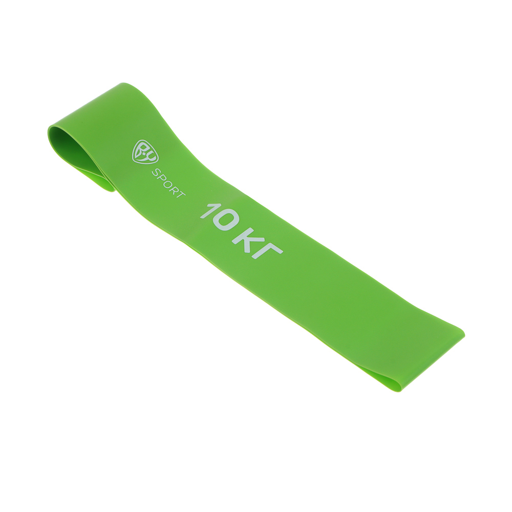Фитнес-резинка тм BY SPORT, 10кг, 30х5х0,05см, латекс - #2