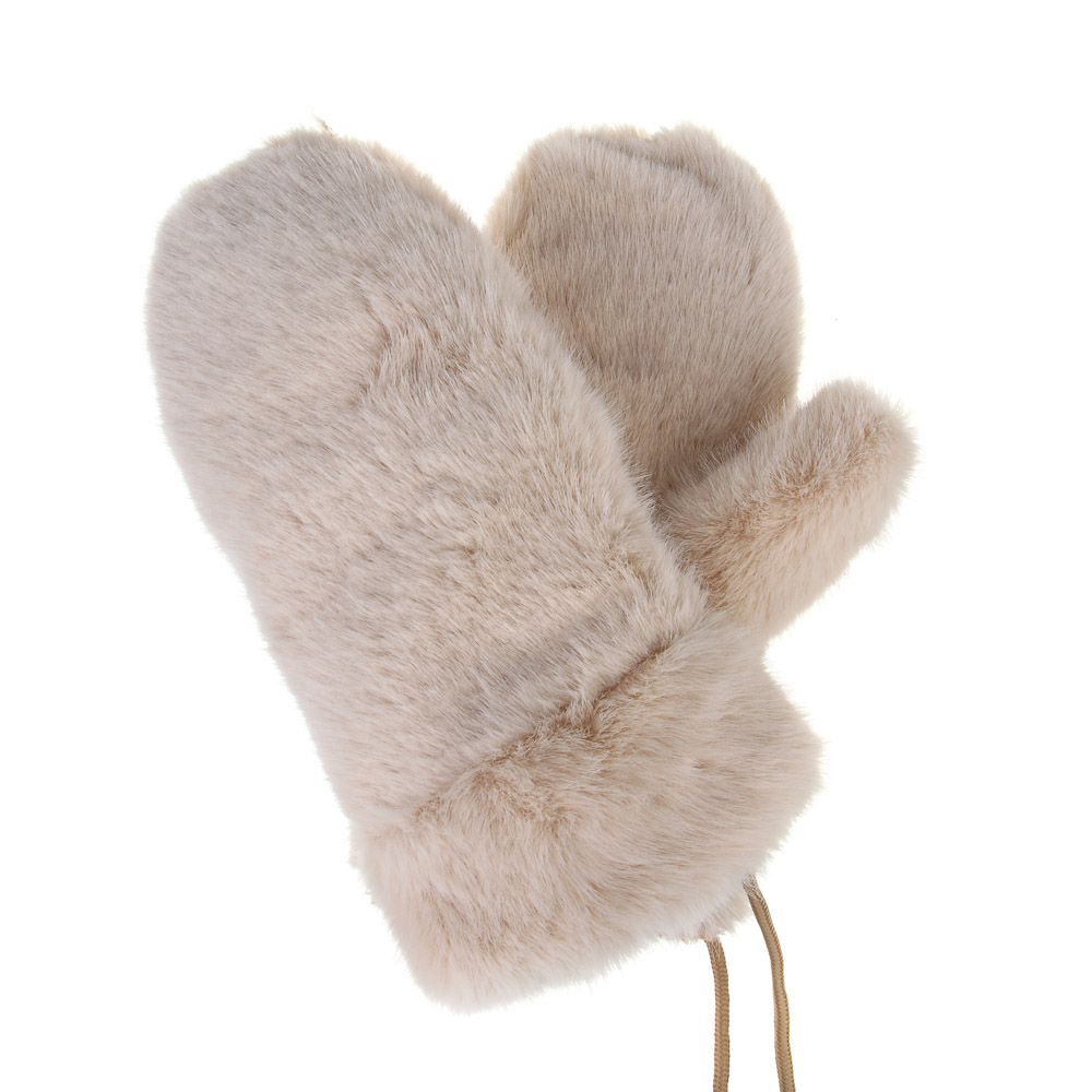 GALANTE Рукавицы женские из экомеха на веревке, р.18-20, 100% полиэстер, цвета в ас-те, ОЗ25-15 - #3