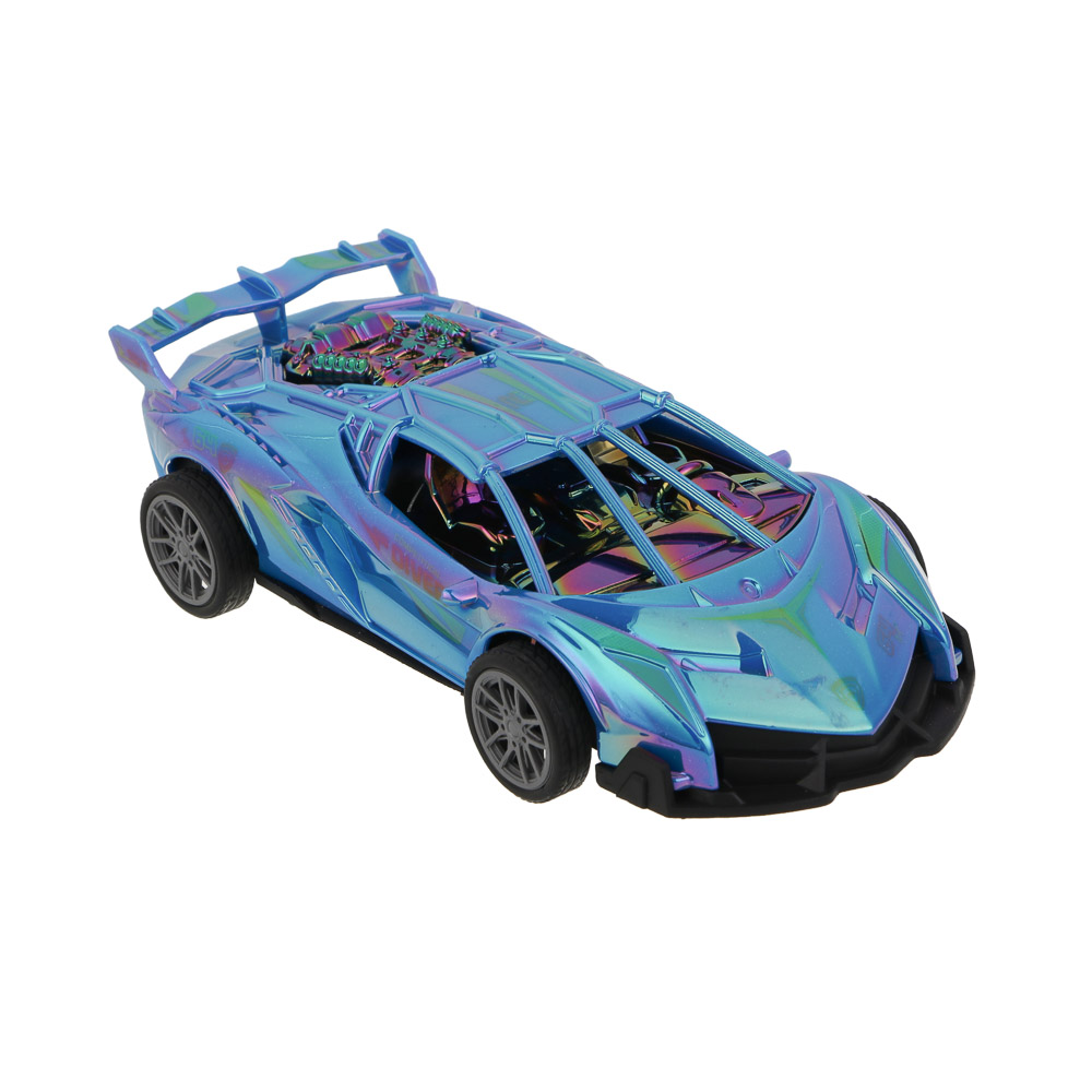 ИГРОЛЕНД Машина инерционная "Ночной дрифт", PP, 15,5х7,5х4 см, 4 дизайна - #1