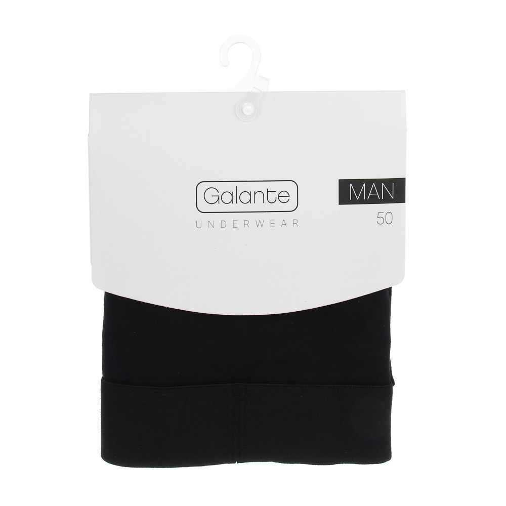 GALANTE Трусы-слипы мужские классика, р.50, 95%хлопок, 5%спандекс, черный, НБ25-4 - #4