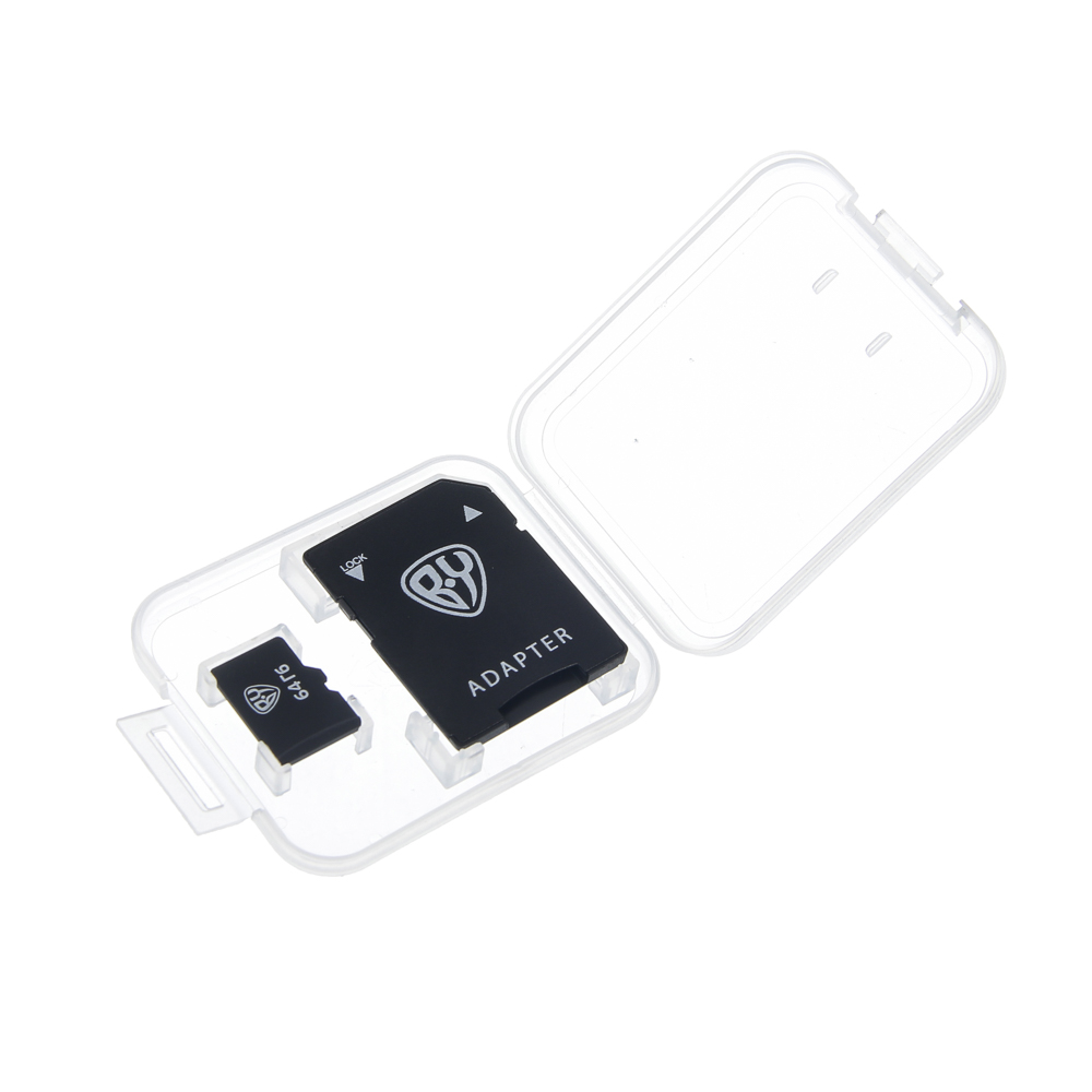 Флеш-карта памяти microSD BY 64Гб, 10 класс с адаптером SD - #6