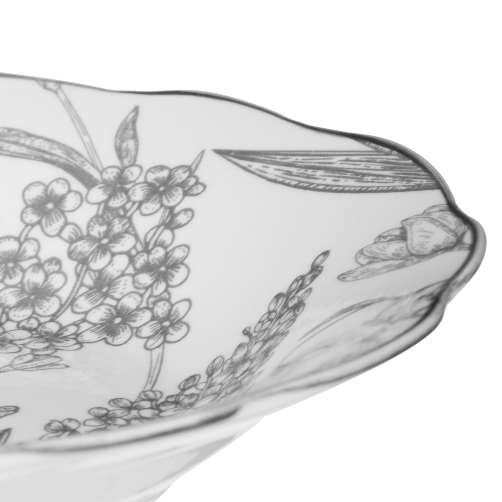 Тарелка для супа/салатник 20см, тм MILLIMI, Мидоу, фарфор - #2