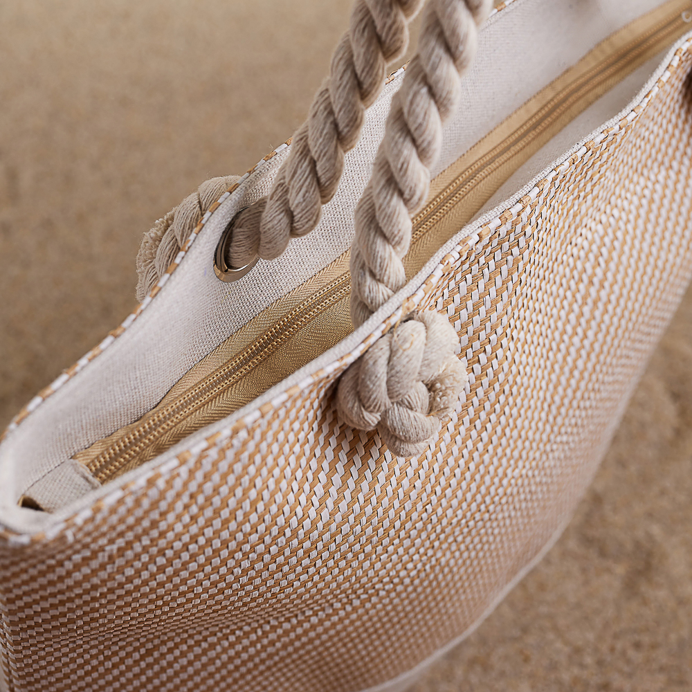 ЮL Сумка пляжная 44х33х11 см, 100% полиэстер, 3 цвета - #12