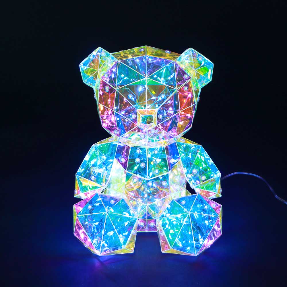 СНОУ БУМ Медвежонок, 16х24 см, 150 LED, постоянное свечение, USB - #1