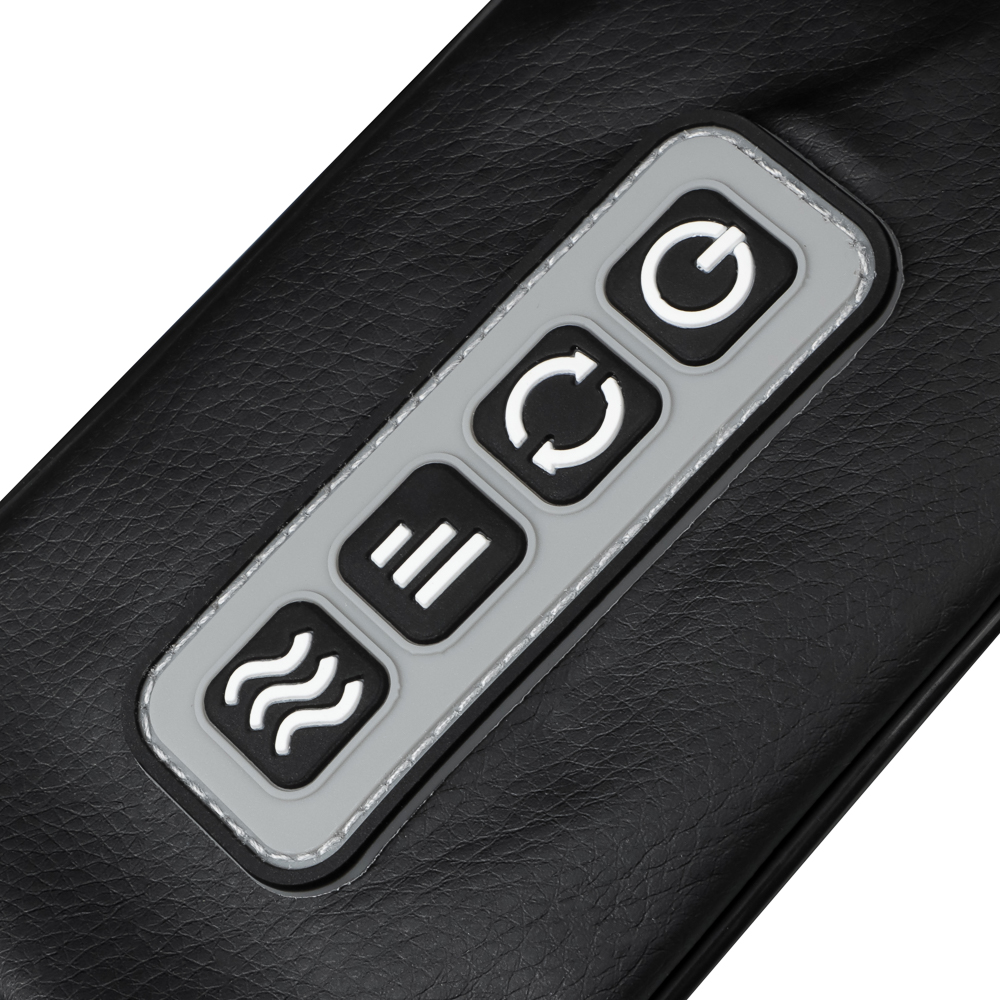 LEBEN Массажёр-подушка для шеи и спины, ИК-подогрев, 220в/авто.зарядка - #6