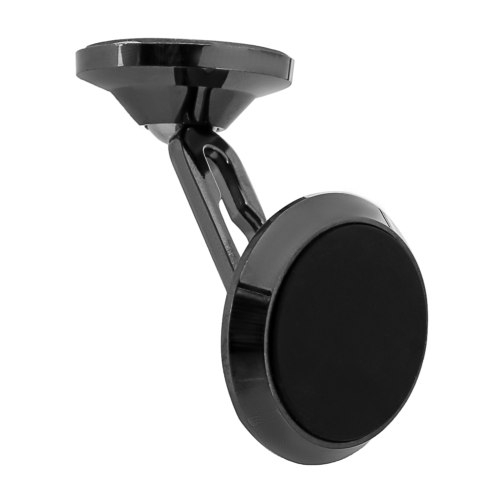 BY Держатель телефона магнитный, на панель, металлический, черный - #4