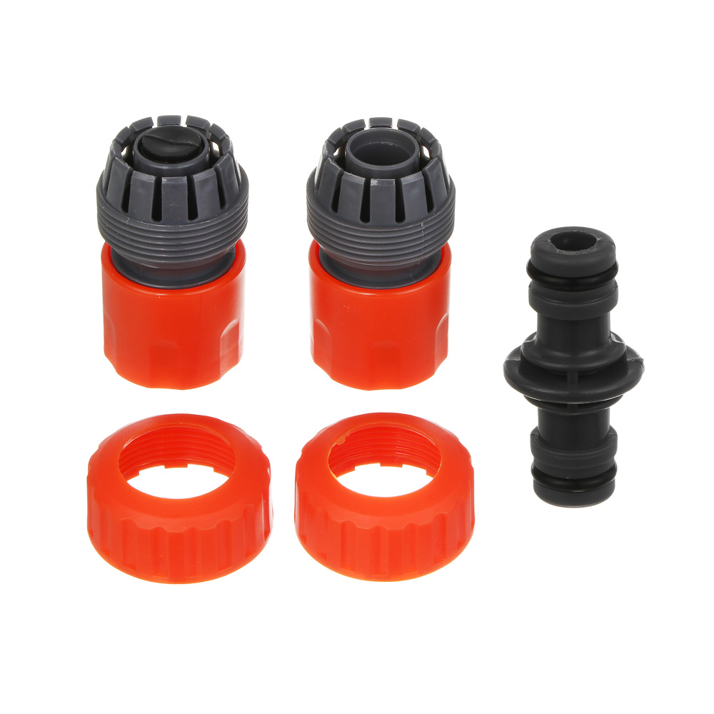 INBLOOM Набор для полива d3/4" (коннектор-1шт., коннектор с аквастопом-1шт., двойник-1шт.), ПП - #7