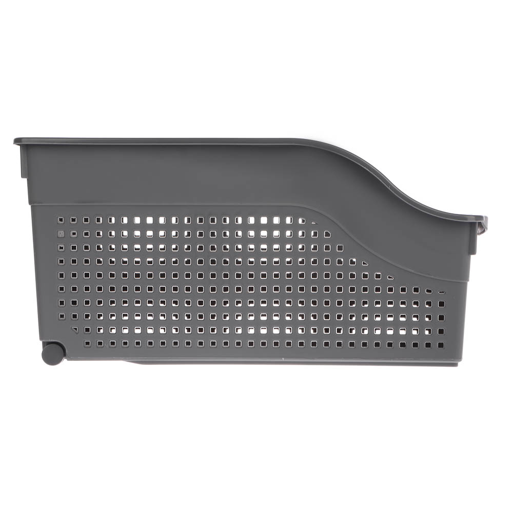 Контейнер Лофт хозяйственный на колесах узкий 355х130х170 мм белый - #9