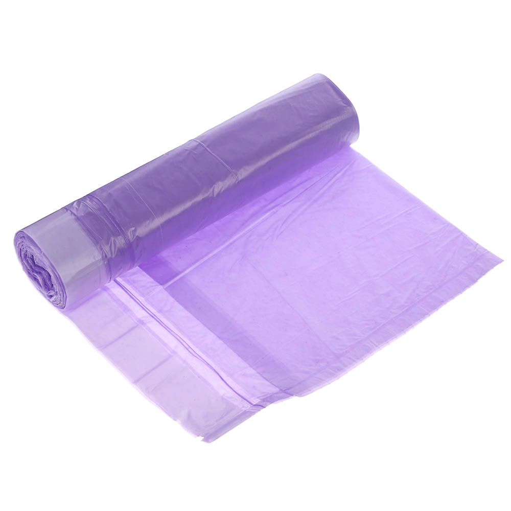 VETTA Мешки для мусора с завязками 50 л., 10 шт., стандарт, цветные, рулон - #3