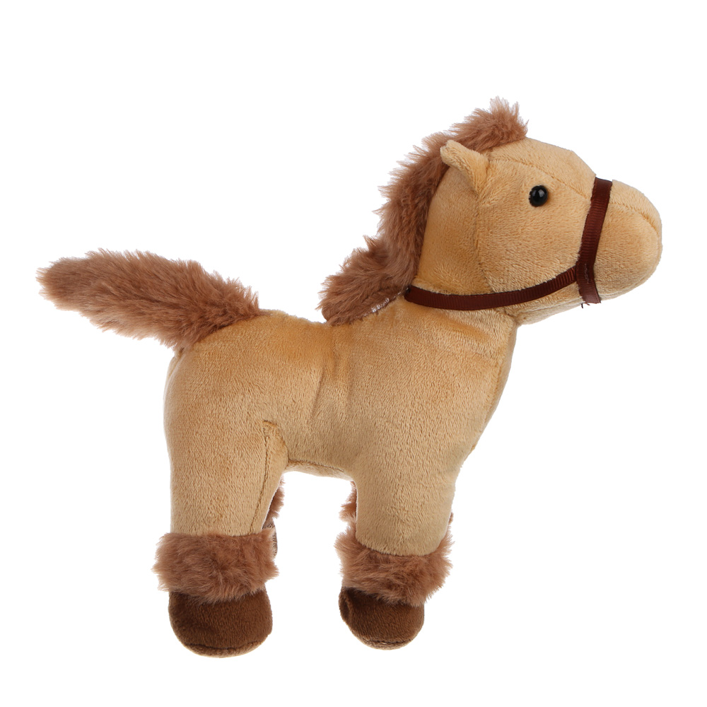 СНОУ БУМ Мягкий сувенир Лошадка 8x16x19 см, полиэстер - #3