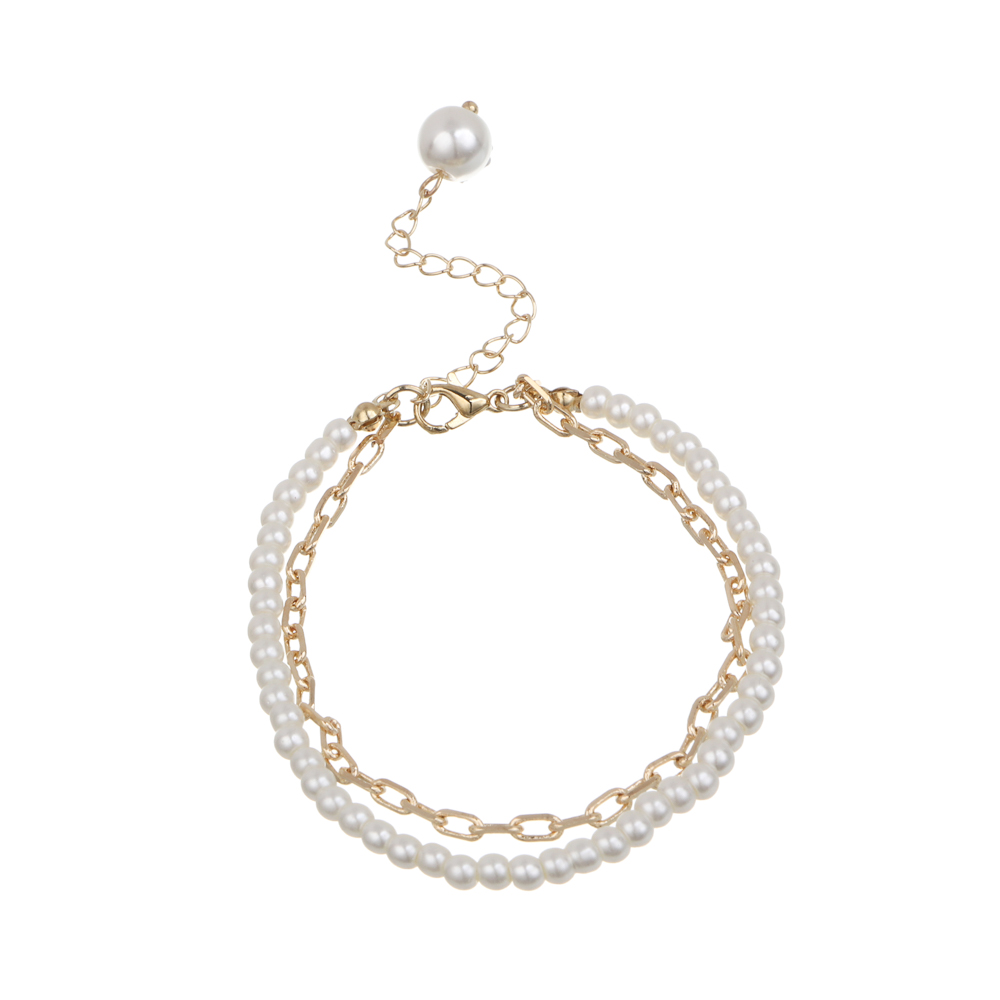 Браслет 15,5см, медь, стекло, 2 цвета, БЖ25-19 - #3