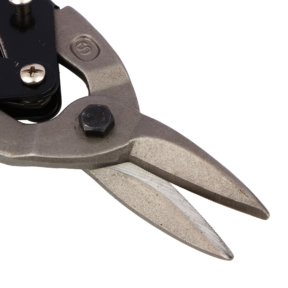 Ножницы по металлу ЕРМАК, двухкомпонентная рукоятка, прямой рез, 250 мм - #5