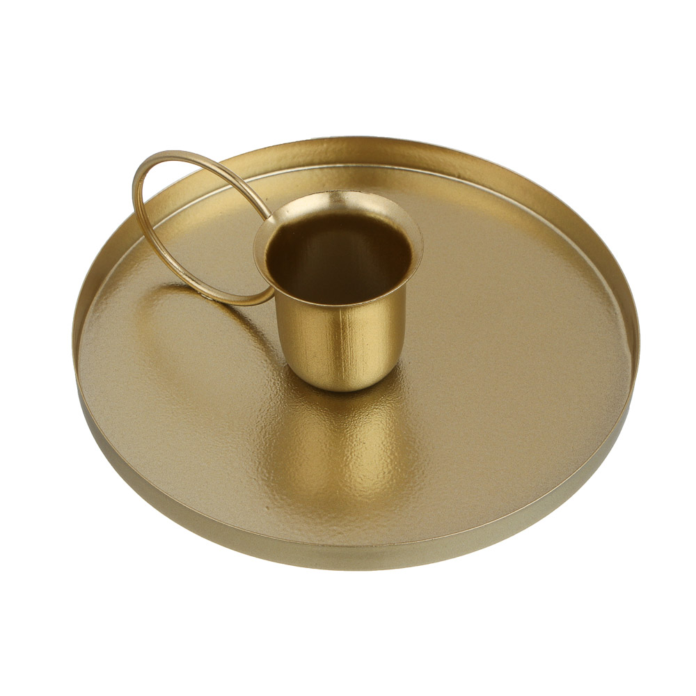 Подсвечник тм LADECOR металлический, 10,5x10,5x3,5 см, с ручкой, 2 цвета - #3