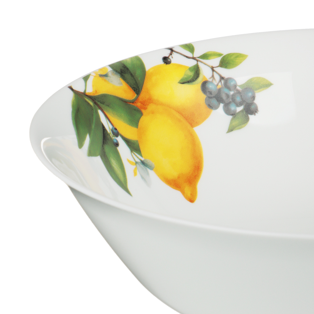 MILLIMI Лимоны Салатник, опаловое стекло, 1380мл, 23х6.6см - #2