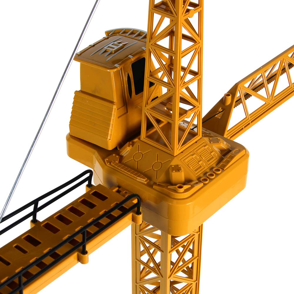 ИГРОЛЕНД Кран радиоуправляемый, 4-х канальный, свет, АКБ, USB, 2хАА, ABS, 41х21,5х18 см - #8