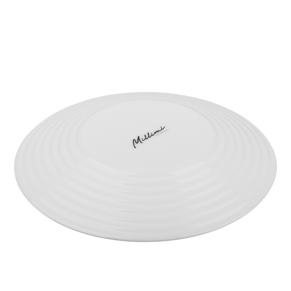 MILLIMI Бароло Тарелка закусочная 19см белая опаловое стекло - #4