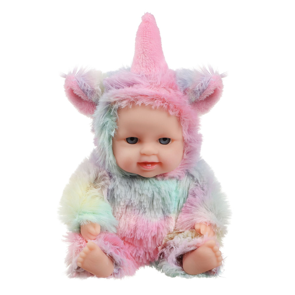 ИГРОЛЕНД Пупс в кигуруми 12 см, PVC, PP, полиэстер, 10,2х5х17 см - #22