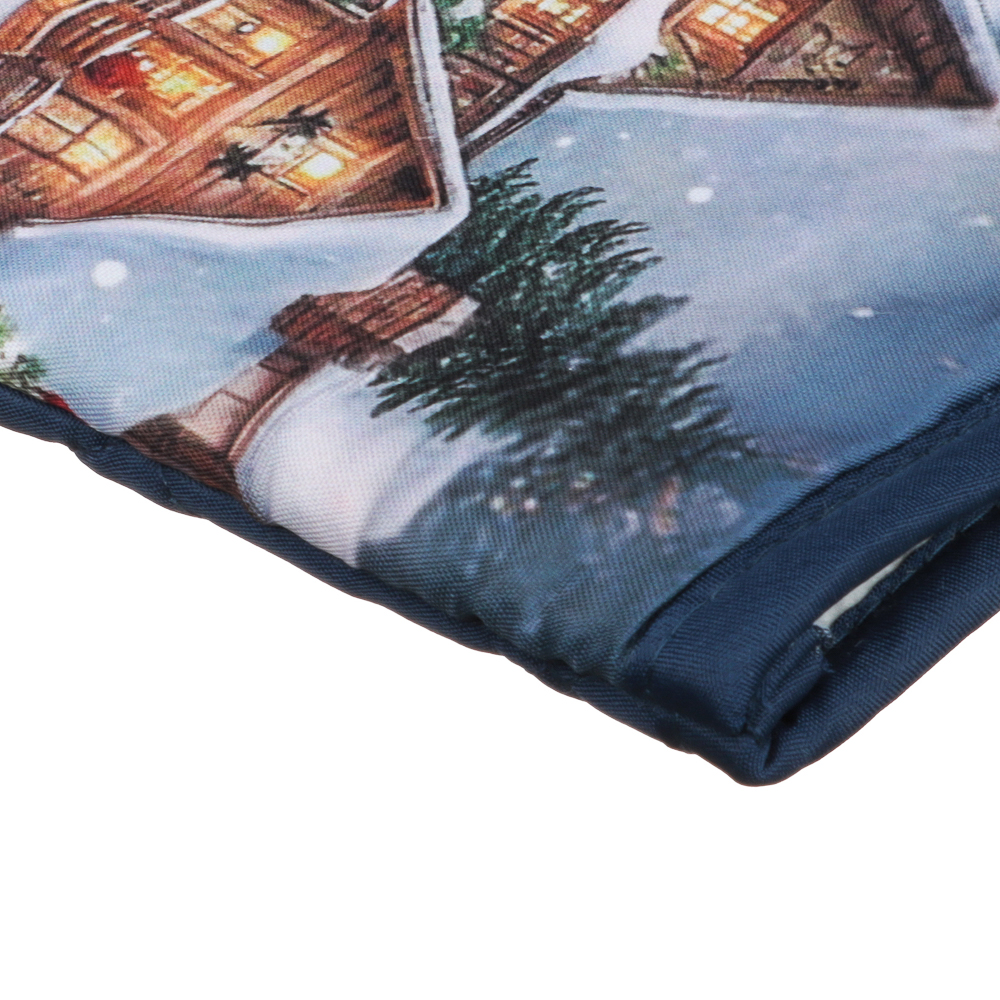 PROVANCE Нордик Прихватка-варежка, 17х27см, 100% полиэстер, домики - #4