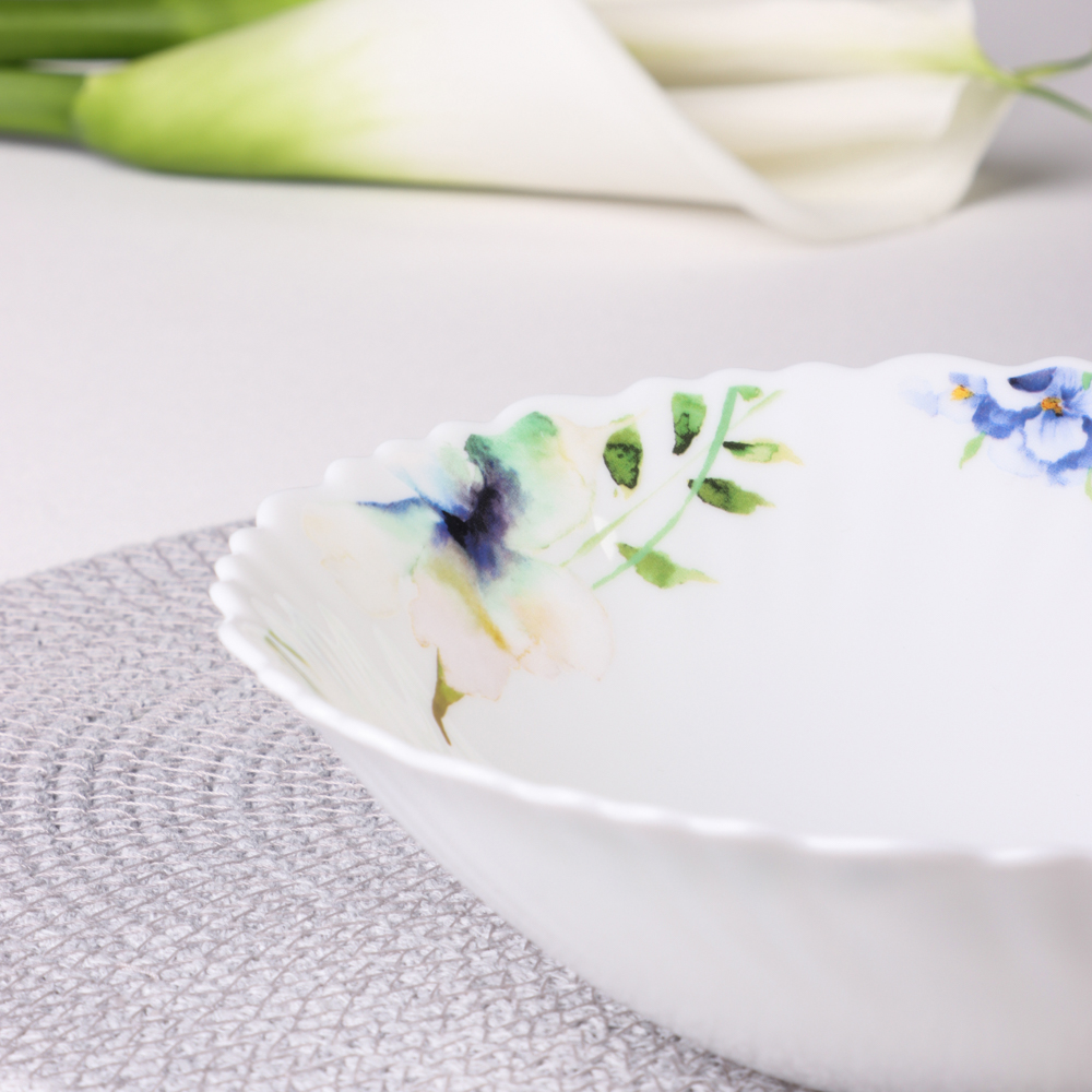 MILLIMI Шабер Набор столовой посуды 19 пр., опаловое стекло - #15