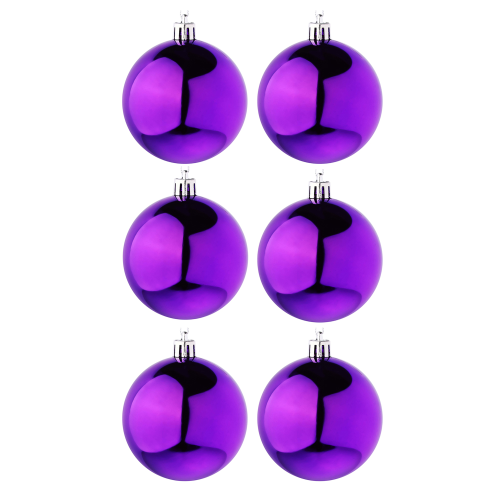 Набор шаров Сноубум, фиолетовый, 6 шт - #1