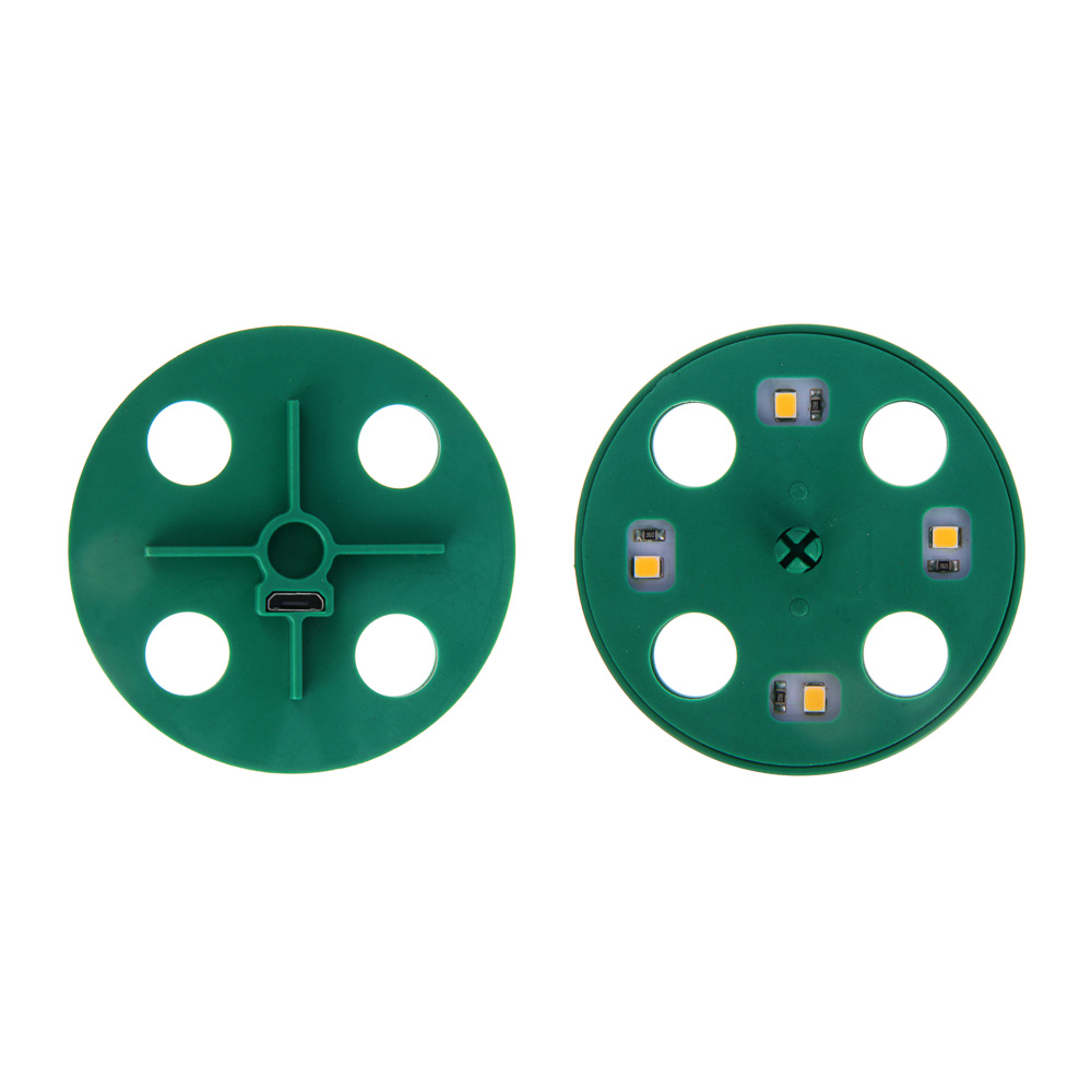 INBLOOM Лоток для рассады 18х14х11см с лампой 4LED, бирка-10шт, лопатка-2шт, USB, PET - #7