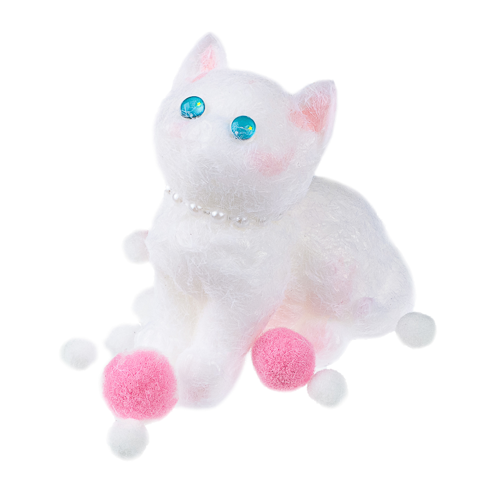 Игрушка Сквиш антистресс "Котик с милыми глазками", TPR, 13х15х4,5см, 2 дизайна - #6