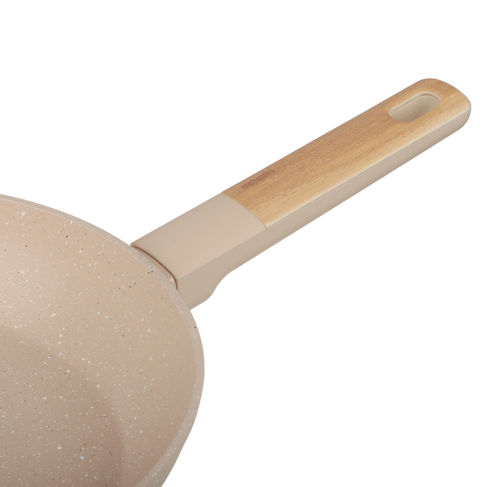 Сковорода литая тм SATOSHI Кантри d26см, антипригарное покрытие мрамор, индукция - #2