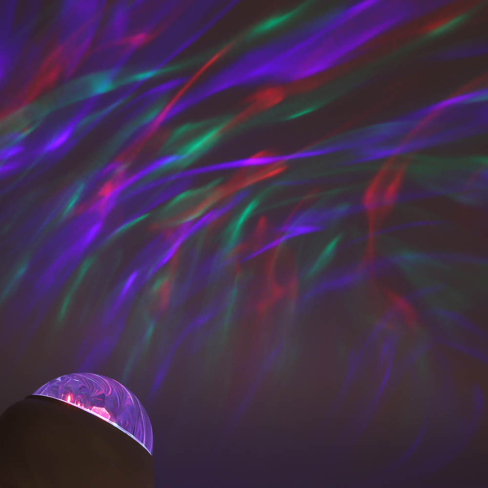 Светильник-ночник проектор неба BY Сфера, 3W, USB, пульт ДУ, D9×8 cм, пластик, белый - #13