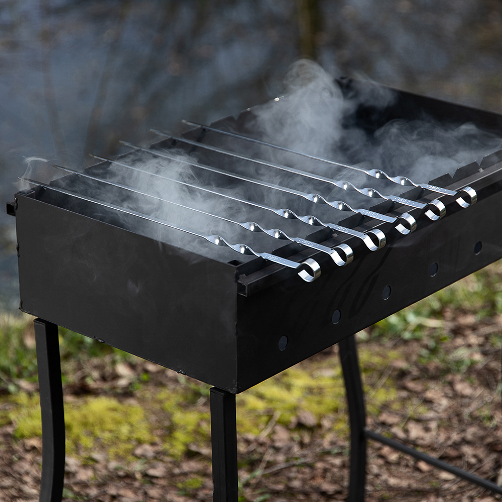 GRILLBOOM Набор шампуров в блистере, 6шт, 45х1x0,18см - #8