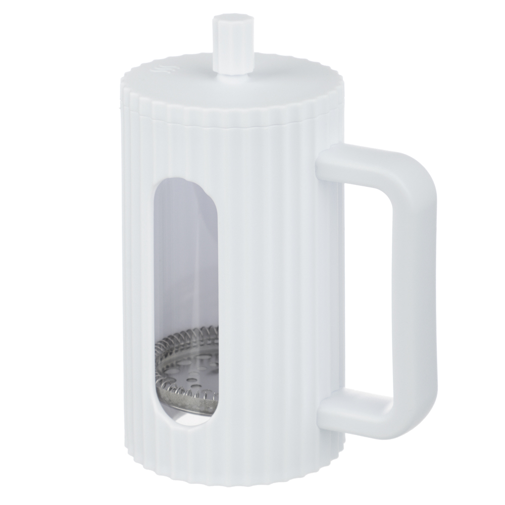 SATOSHI Форман Френч-пресс 600мл, жаропрочное стекло, белый - #5