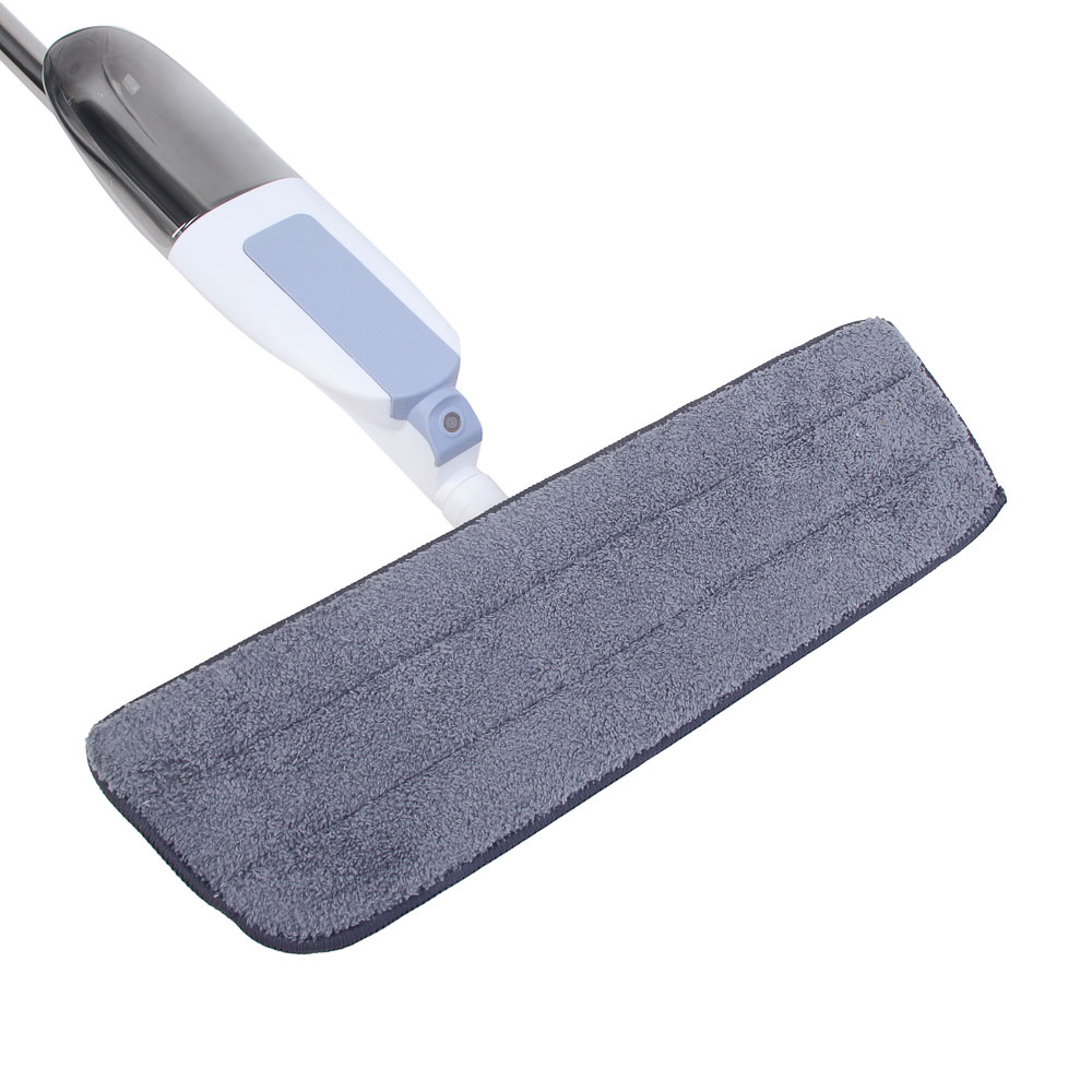 VETTA Швабра с распылителем и насадкой из микрофибры, ручка 118 см нерж. сталь 41x12см - #5