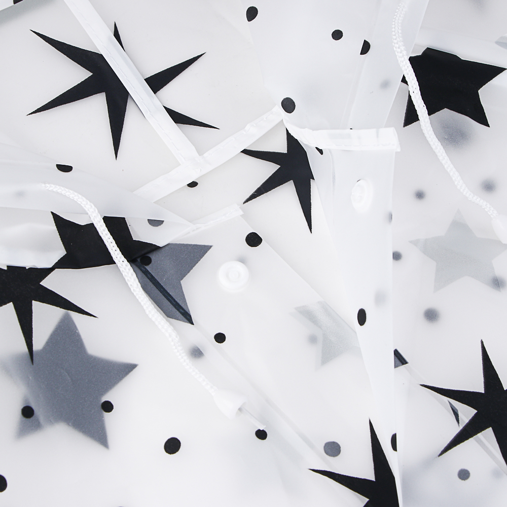 Дождевик "Звезды" тм INBLOOM, 105х62см, 110мкм, EVA - #8