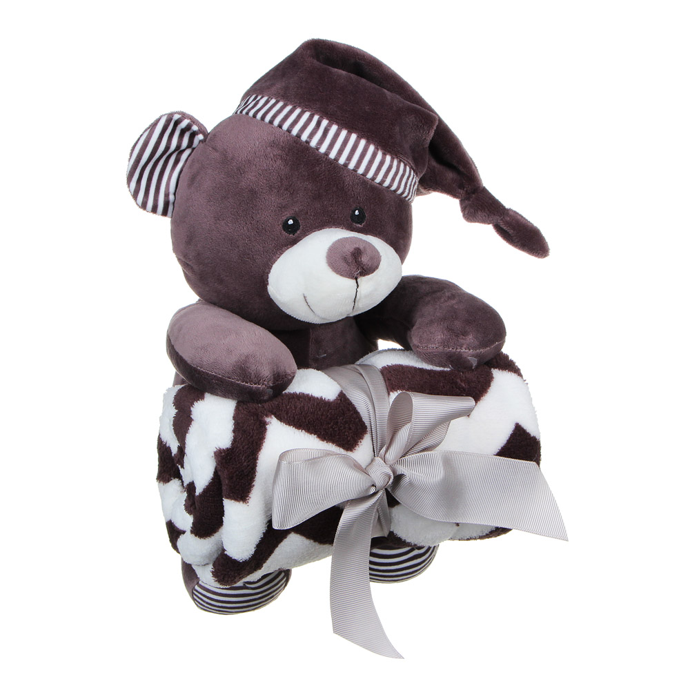 PROVANCE Мятный Латте Плед в комплекте с сувениром 90х75см, 240гр/м, 100% полиэстер, 3 дизайна - #1