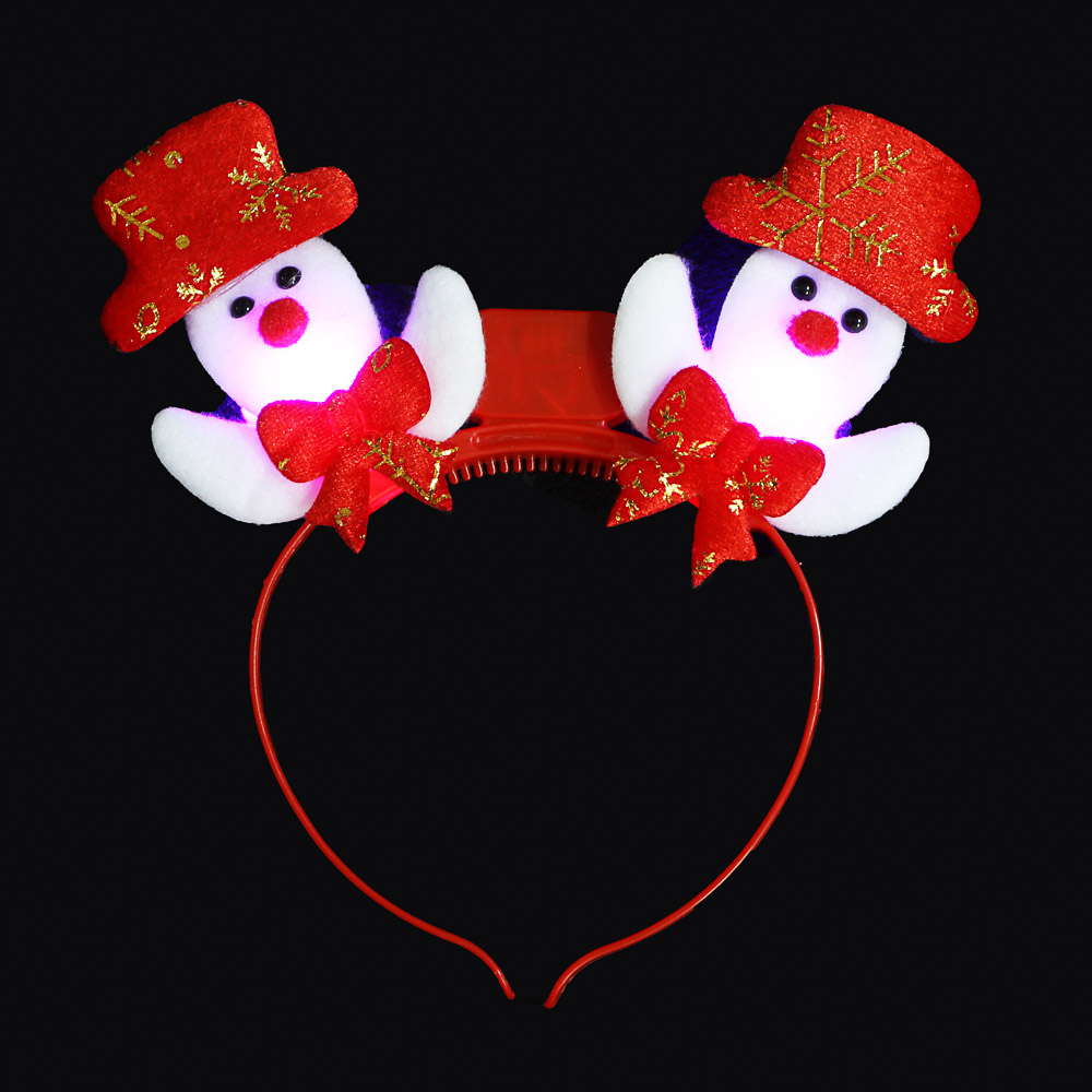Ободок Сноубум карнавальный LED,17,5х19 см - #1