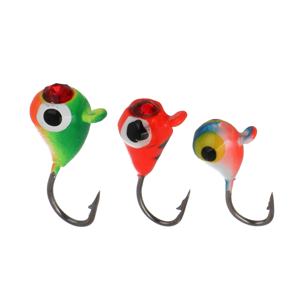 Набор мормышек "КАПЛЯ" тм AZOR FISHING, свинец, 3шт - #1