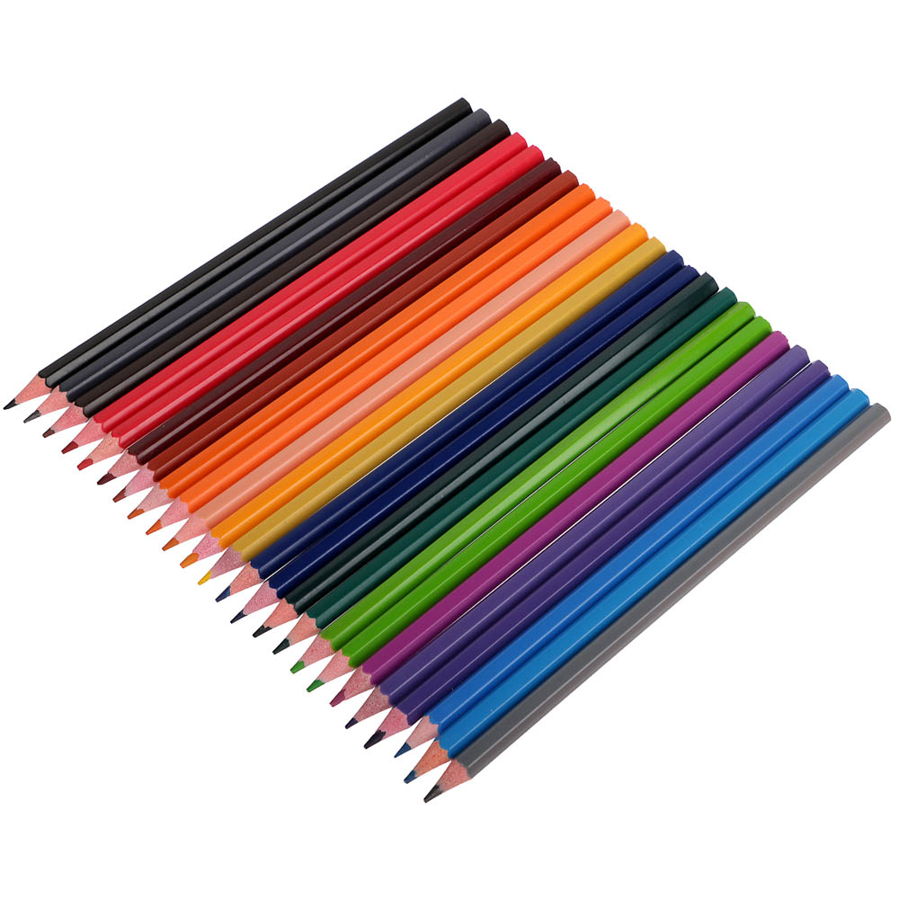 Карандаши 24цв. ClipStudio шестигранные заточ., пластик, улучшенное письмо, в карт.коробке - #3