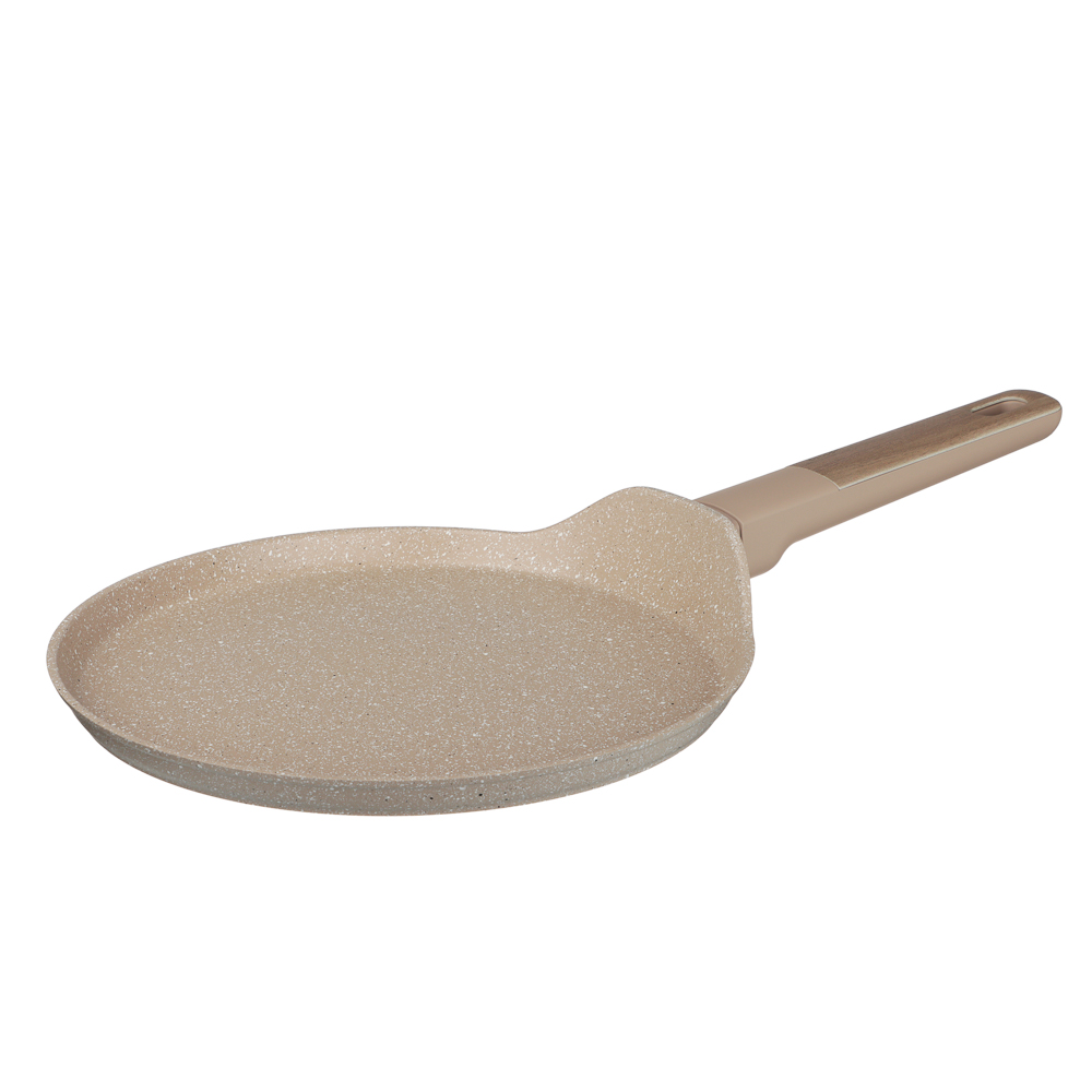 SATOSHI Кантри Сковорода литая блинная d24см, антипригарное покрытие мрамор, индукция, 3 цвета - #4