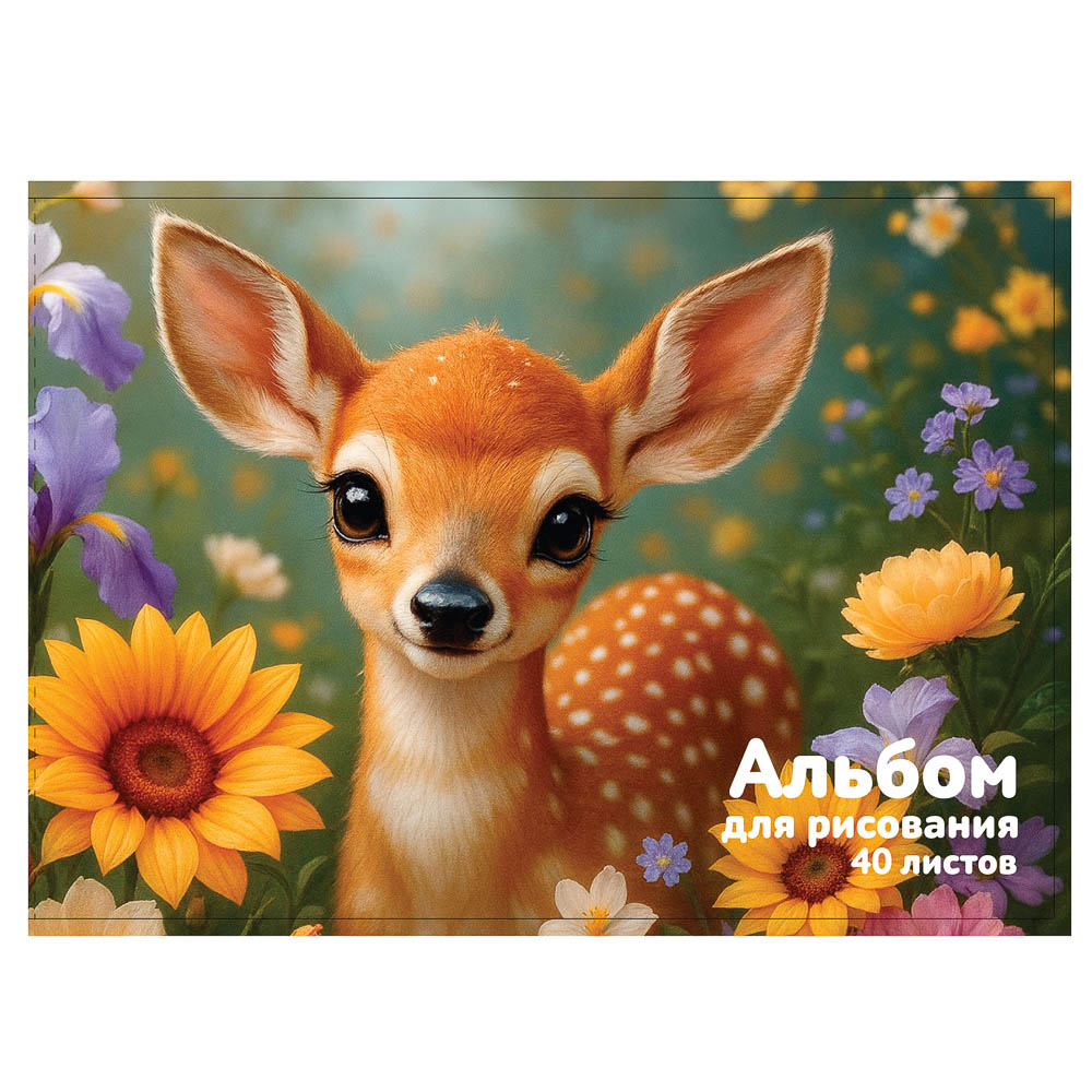 Альбом для рисования ClipStudio A4 40л., офсет 90г/м2, обл. картон, скрепка, 4 дизайна - #5