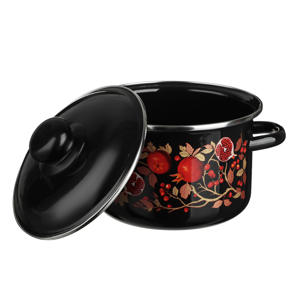 Гранат Кастрюля эмалированная 2л, индукция - #4