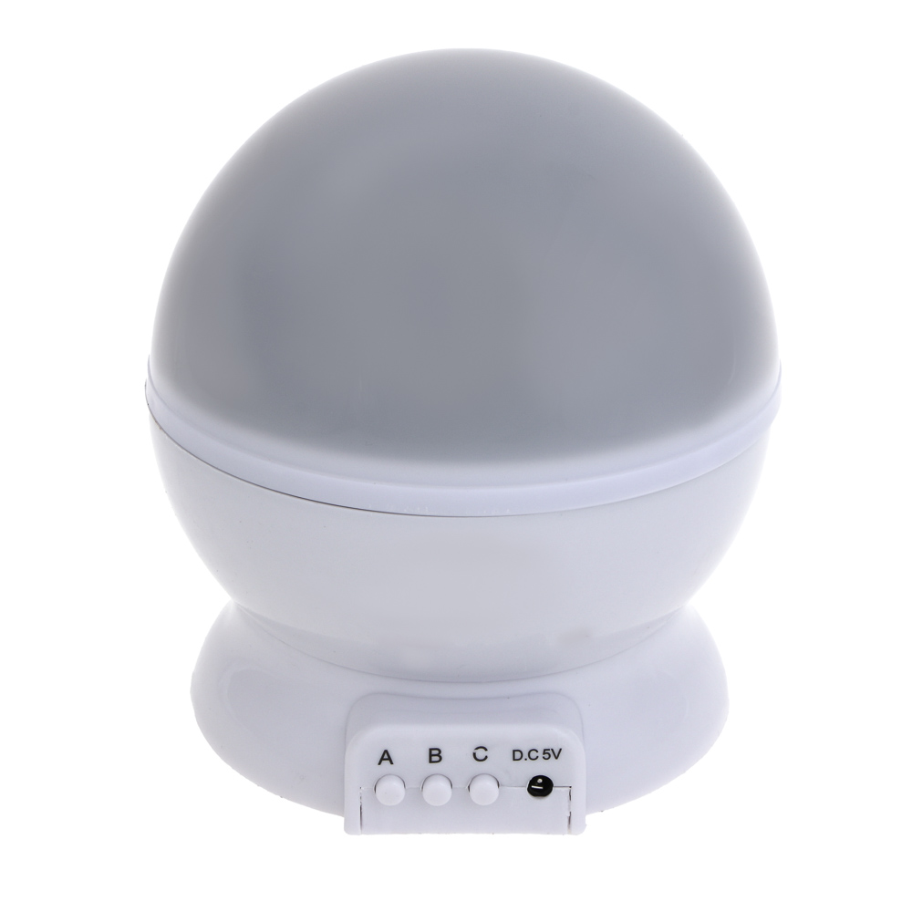 Светильник-проектор "Звездное небо", 13.3х11.5см, 4LED, шампань/мульти, 3 реж., DС5V/1.5V, USB/4хААА - #7