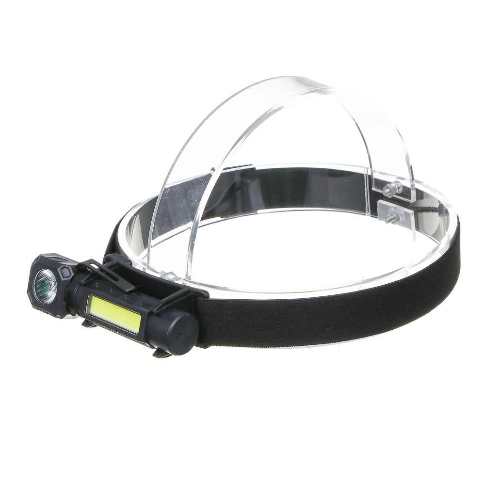 ЕРМАК Фонарь налобный, XPG+COB, 4 режима, 500мАч, зарядка Туре-С, 103х27х25 мм, пластик - #4