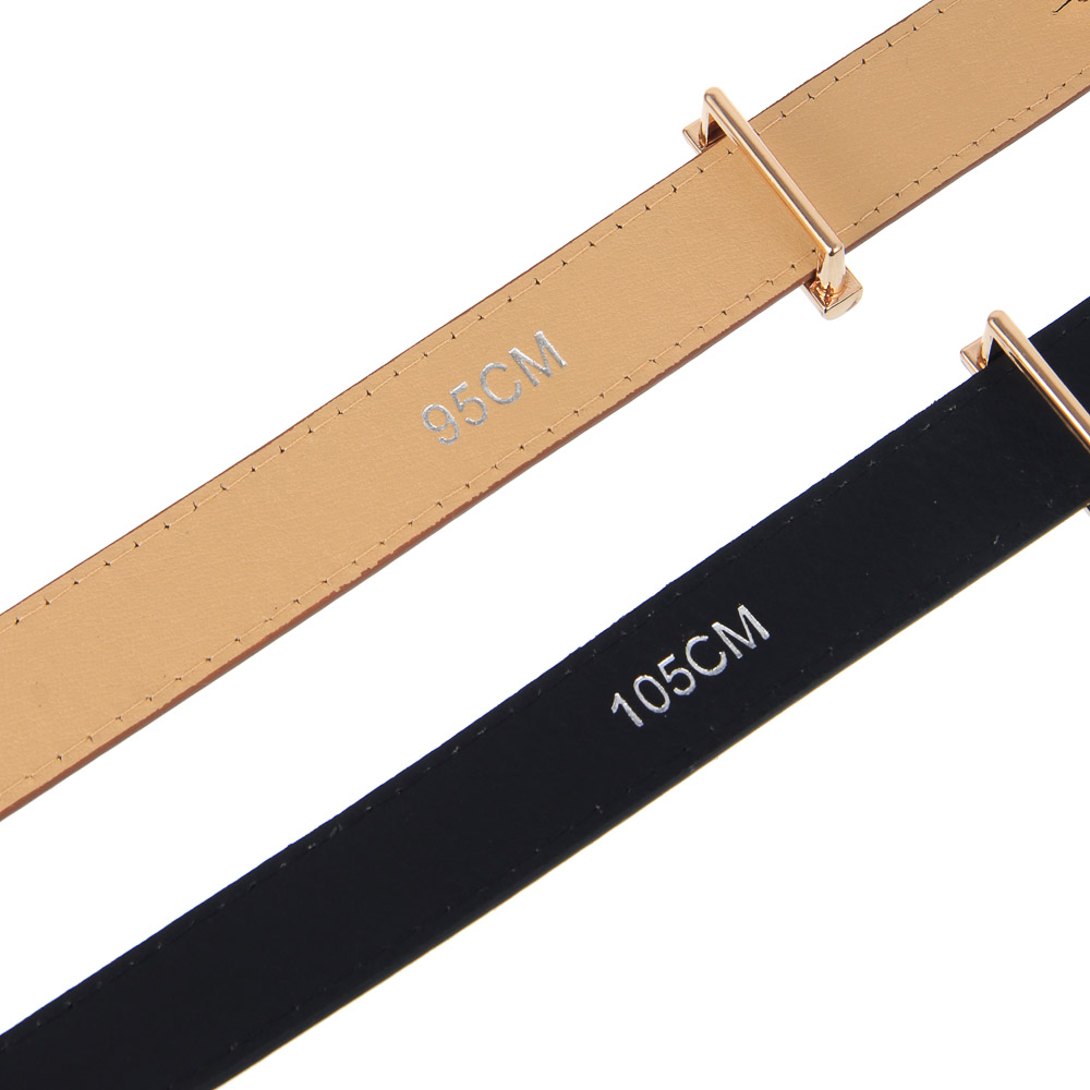 ЮL Ремень женский, ПУ, металл, ширина 2,3см, длина 95/105см, 2 цвета, РЖ25-01 - #4