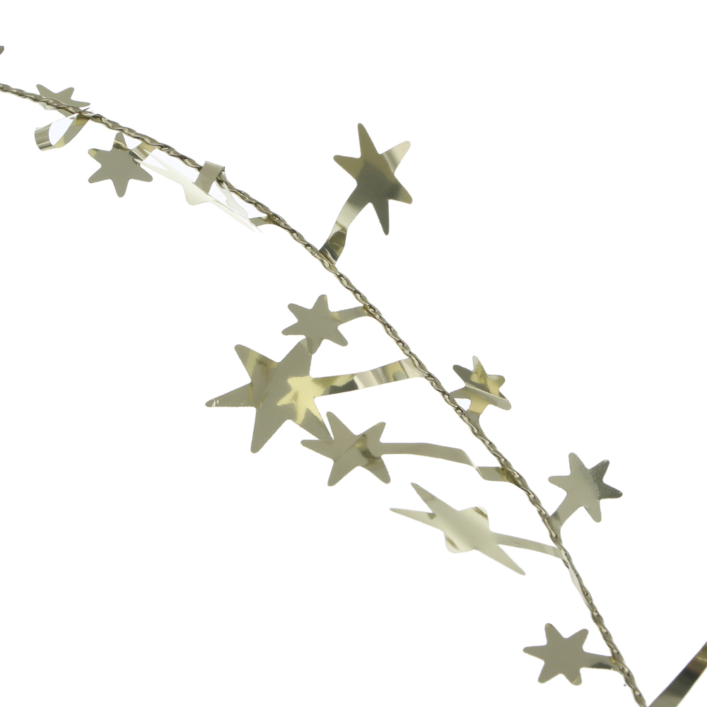 СНОУ БУМ Мишура на леске 270 см, ПЭТ, цвета в ассортименте золото, серебро, белый, 26-337 - #5