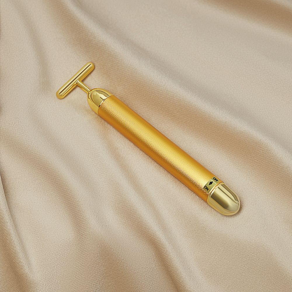 ЮL Массажер для лица с вибрационным массажем, на батарейках типа DC1.5V (AA), 14x3,5см - #8