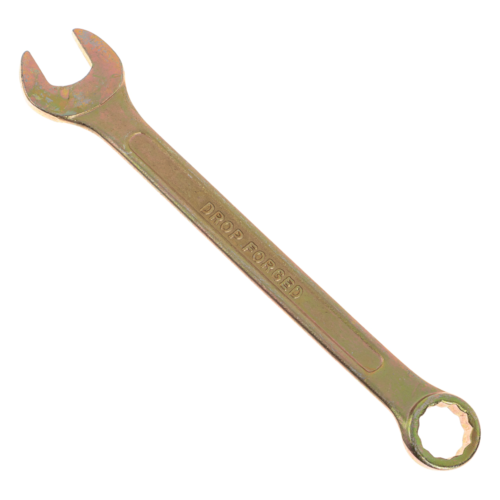 ЕРМАК Ключ рожково-накидной, 14мм, желтый цинк - #2